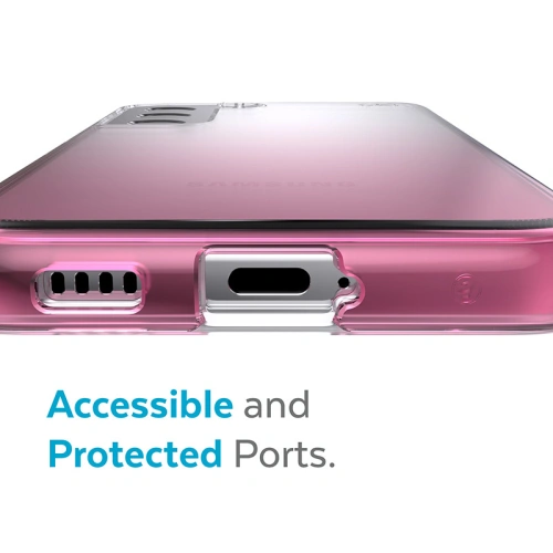 Etui Speck Presidio Perfect-Clear Ombre MICROBAN Samsung Galaxy S22 (Clear/Vintage Rose)