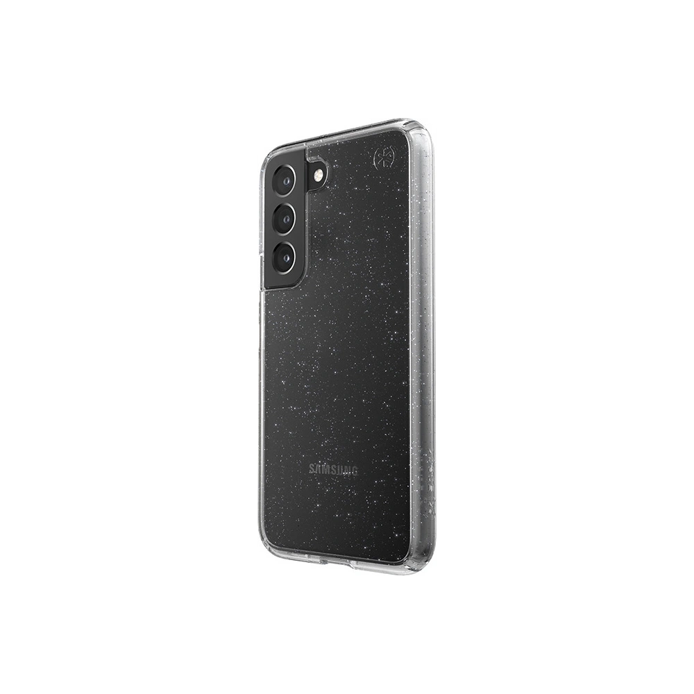 Hurtownia GSM - Etui Speck Presidio Perfect-Clear s třpytkami MICROBANi Samsung Galaxy S22 (Čiré/Platinové třpytky) - SPK312CLPLAGLT - {ean13} - Hurt