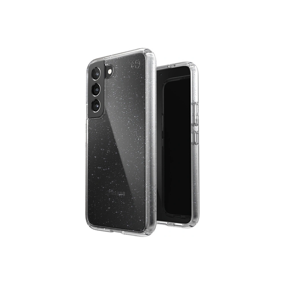 Hurtownia GSM - Etui Speck Presidio Perfect-Clear s třpytkami MICROBANi Samsung Galaxy S22 (Čiré/Platinové třpytky) - SPK312CLPLAGLT - {ean13} - Hurt