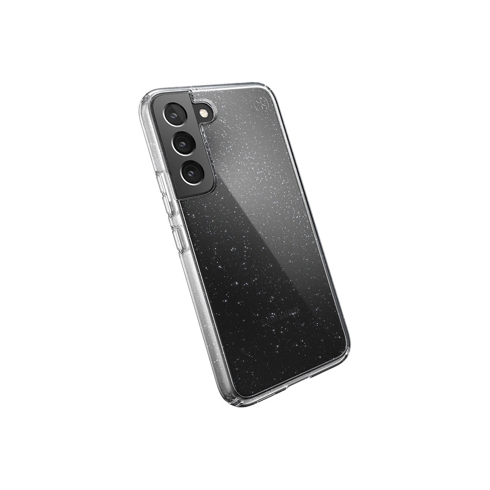 Hurtownia GSM - Etui Speck Presidio Perfect-Clear s třpytkami MICROBANi Samsung Galaxy S22 (Čiré/Platinové třpytky) - SPK312CLPLAGLT - {ean13} - Hurt