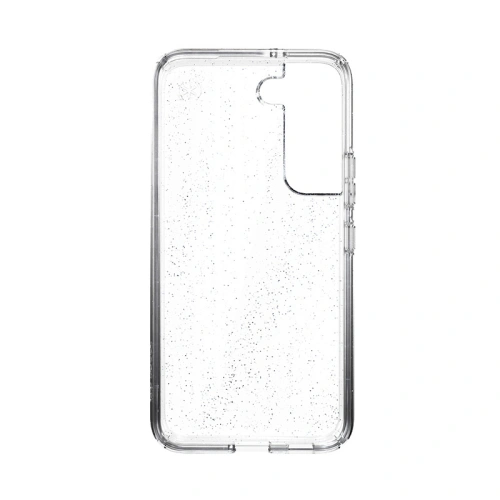 Etui Speck Presidio Perfect-Clear with Glitter MICROBANi Samsung Galaxy S22 (Clear/Platinum Glitter)