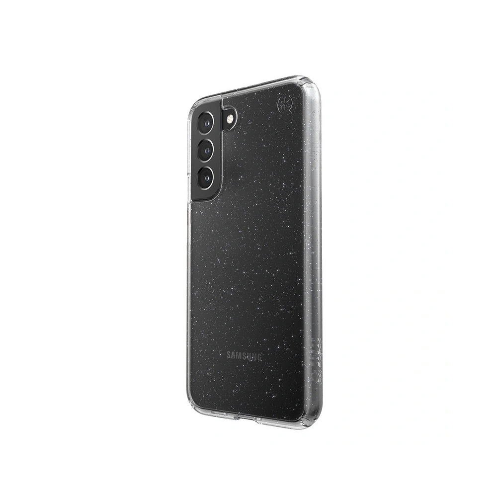 Hurtownia GSM - Etui Speck Presidio Perfect-Clear s třpytkami MICROBAN Samsung Galaxy S22+ Plus (Čiré/Platinové třpytky) - SPK313CLPLAGLT - {ean13} - Hurt