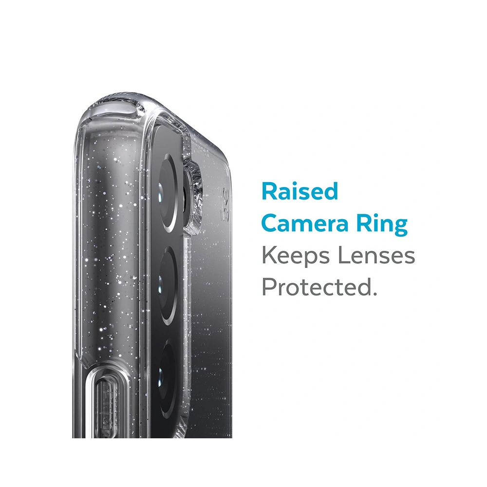 Wholesale Speck Presidio Perfect-Clear with Glitter MICROBAN Samsung Galaxy S22+ Plus (Clear/Platinum Glitter) - SPK313CLPLAGLT - {ean13} - Hurt