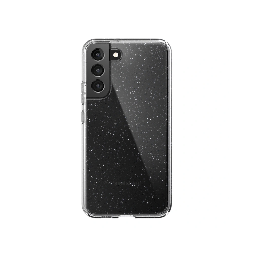 Hurtownia GSM - Etui Speck Presidio Perfect-Clear s třpytkami MICROBAN Samsung Galaxy S22+ Plus (Čiré/Platinové třpytky) - SPK313CLPLAGLT - {ean13} - Hurt
