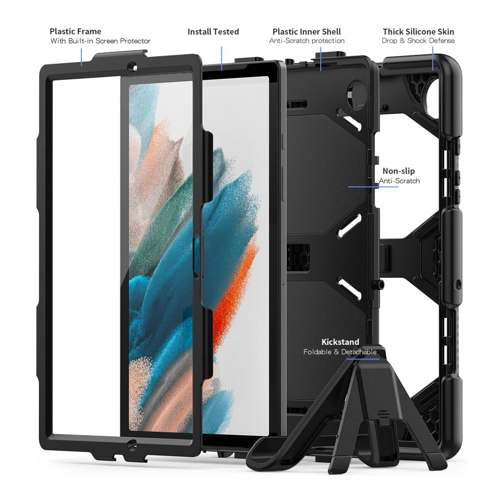 Hurtownia GSM - Etui Tech-Protect Survive Samsung Galaxy Tab A8 10.5 Černé - THP852BLK - {ean13} - Hurt