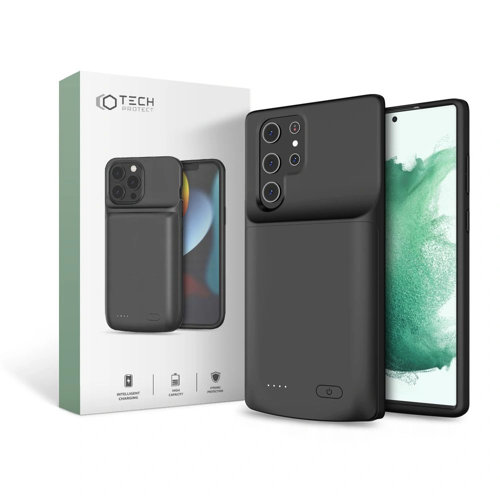 Hurtownia GSM - Etui Tech-Protect Powercase 4800mah Samsung Galaxy S22 Ultra Černá - THP854BLK - {ean13} - Hurt