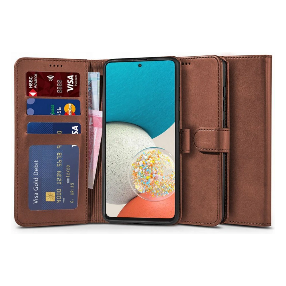 Hurtownia GSM - Etui Tech-Protect Wallet Samsung Galaxy A53 5G Hnědé - THP858BR - {ean13} - Hurt