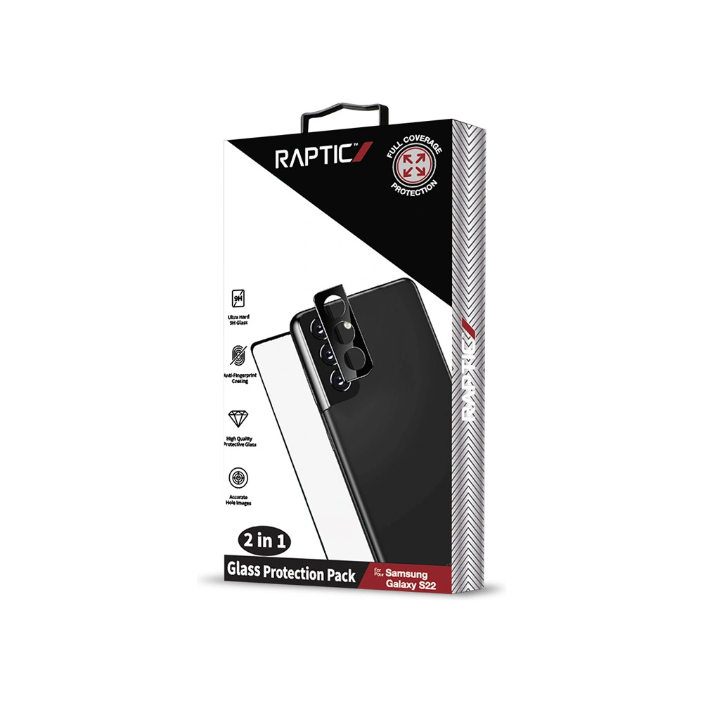 Hurtownia GSM - Tvrzené sklo + kryt na fotoaparát X-Doria Raptic Glass Protection Pack Samsung Galaxy S22 - XDR168 - {ean13} - Hurt