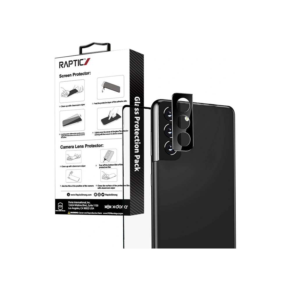 Hurtownia GSM - Tvrzené sklo + kryt na fotoaparát X-Doria Raptic Glass Protection Pack Samsung Galaxy S22 - XDR168 - {ean13} - Hurt
