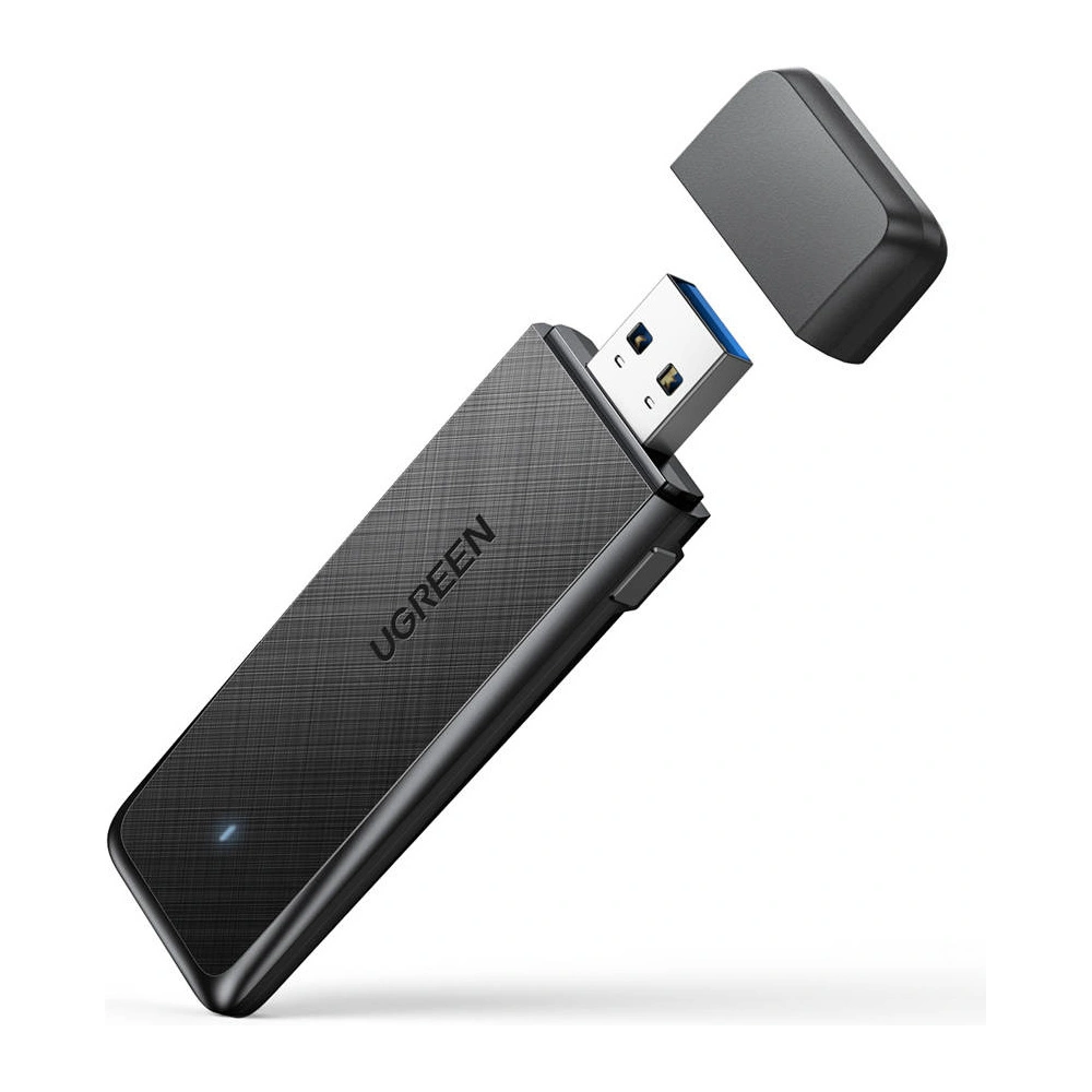 Hurtownia GSM - Adaptér USB / Externí síťová karta UGREEN CM492, Dvoubandová 2.4GHz+5.0GHz (černá) - UGR1199BLK - {ean13} - Hurt