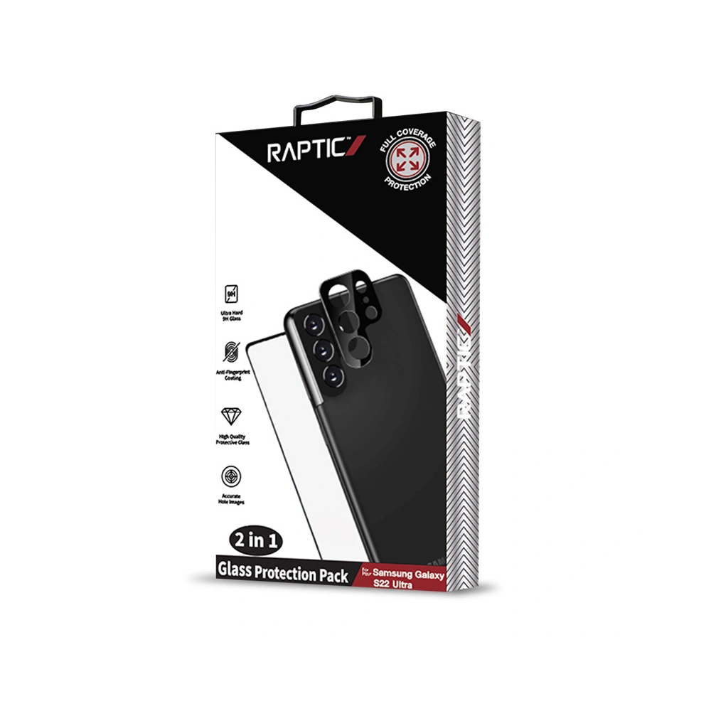 Hurtownia GSM - Szkło hartowane + nakładka na aparat X-Doria Raptic Glass Protection Pack Samsung Galaxy S22 Ultra - XDR170 - {ean13} - Hurt