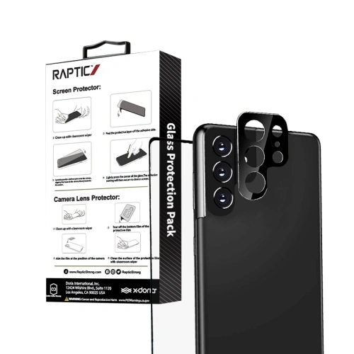 Szkło hartowane + nakładka na aparat X-Doria Raptic Glass Protection Pack Samsung Galaxy S22 Ultra