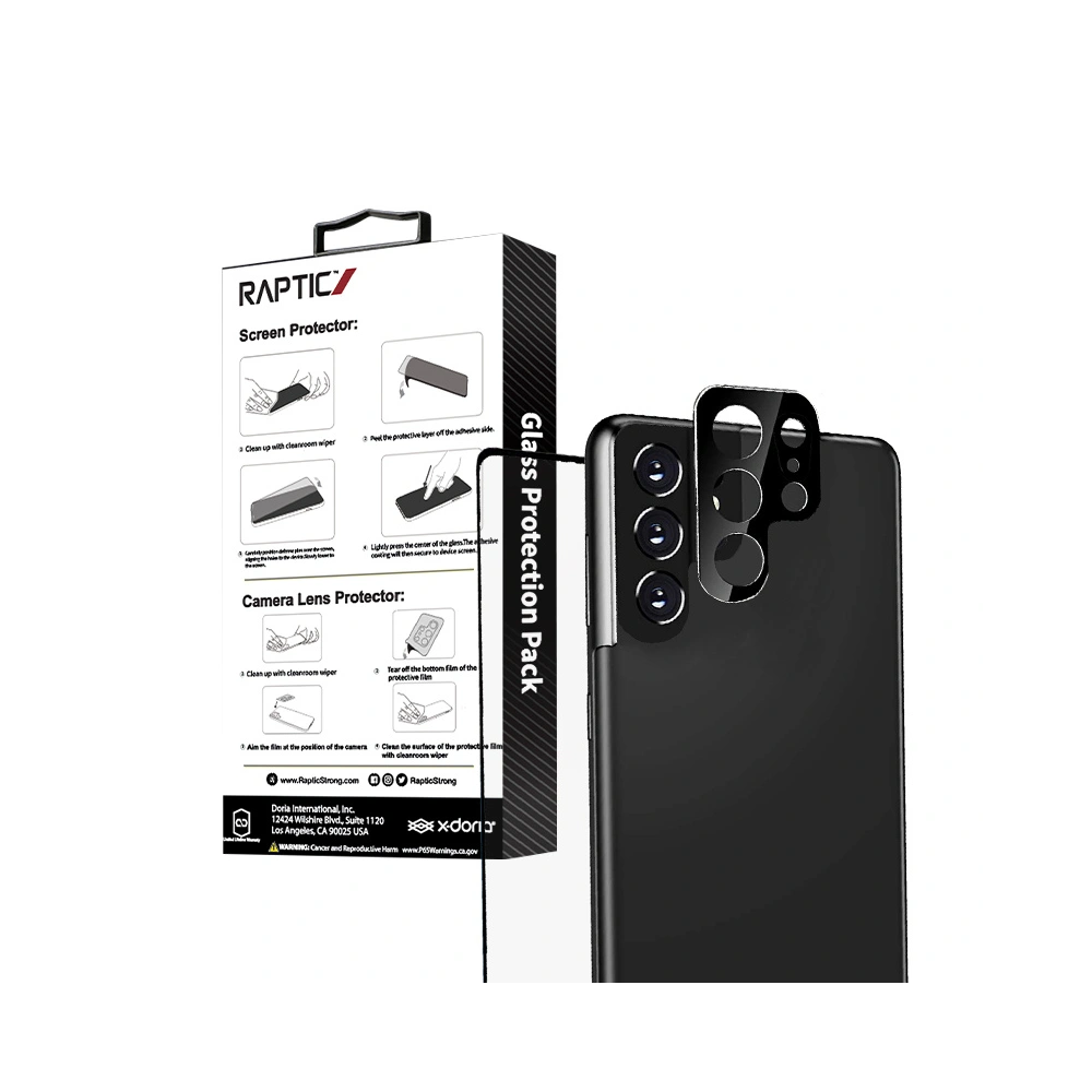 Hurtownia GSM - Szkło hartowane + nakładka na aparat X-Doria Raptic Glass Protection Pack Samsung Galaxy S22 Ultra - XDR170 - {ean13} - Hurt
