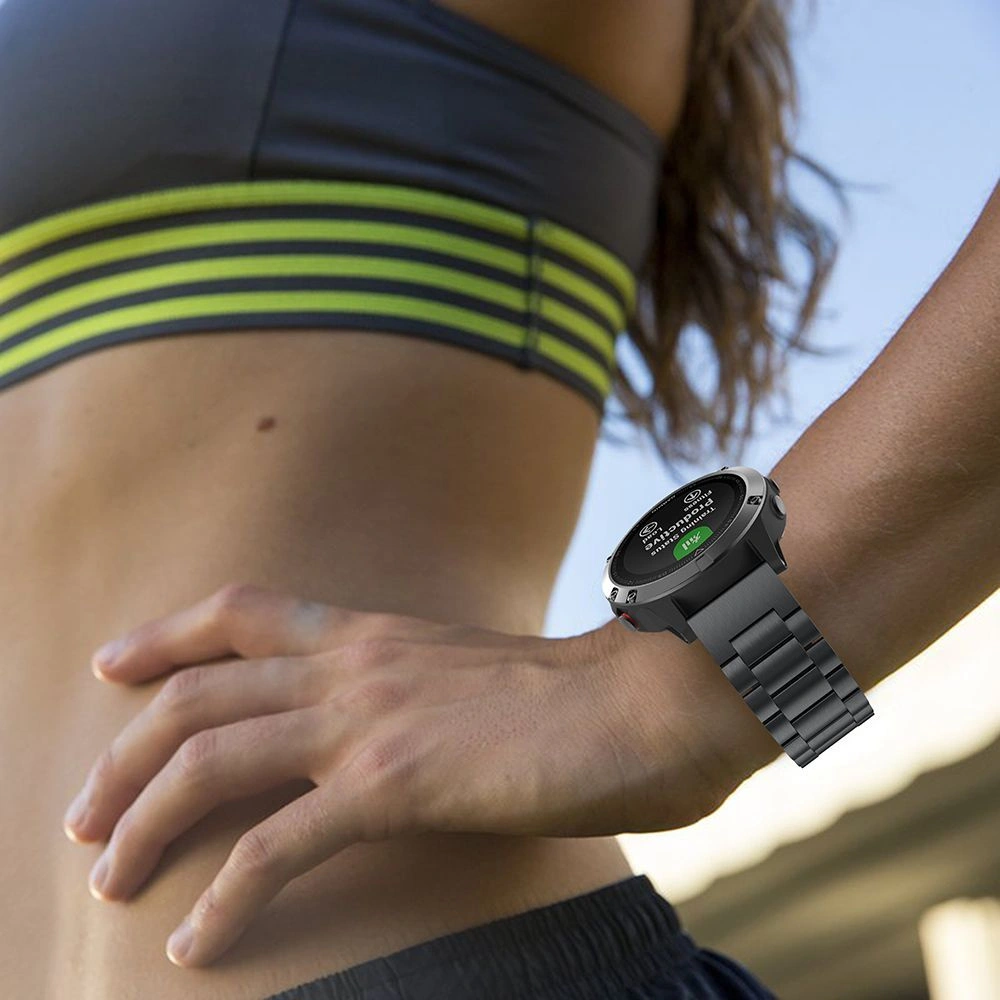 Hurtownia GSM - Náramek Tech-Protect Stainless Garmin Fenix 3/3 HR/5X/5X Plus/6X/6X Pro/7X Černý - THP866BLK - {ean13} - Hurt