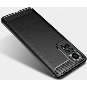 Hurtownia GSM - Etui Tech-Protect TPUCarbon Redmi Note 11/11S Černé - THP867BLK - {ean13} - Hurt