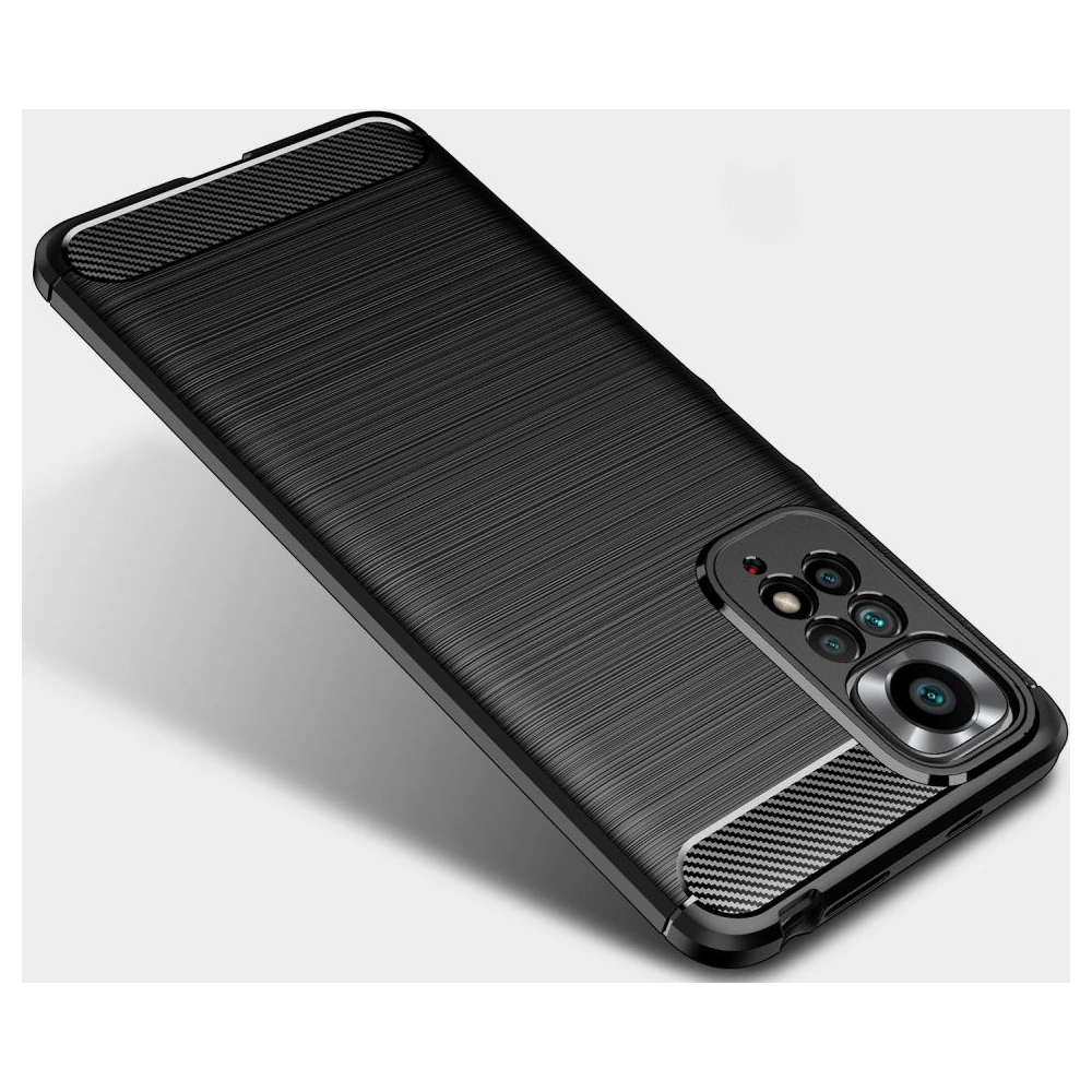 Hurtownia GSM - Etui Tech-Protect TPUCarbon Redmi Note 11/11S Černé - THP867BLK - {ean13} - Hurt