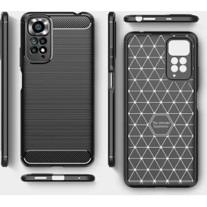 Hurtownia GSM - Etui Tech-Protect TPUCarbon Redmi Note 11/11S Černé - THP867BLK - {ean13} - Hurt