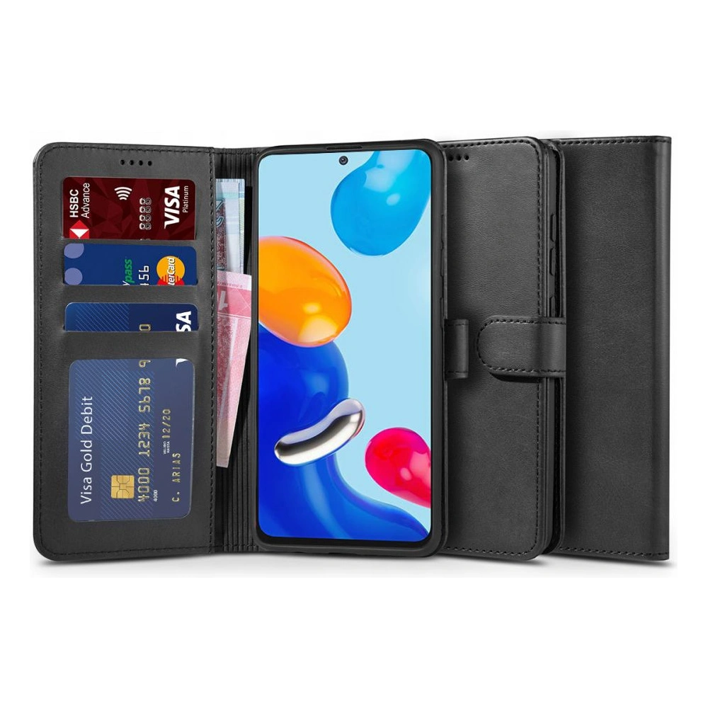 Hurtownia GSM - Etui Tech-Protect Wallet Redmi Note 11/11S černé - THP872BLK - {ean13} - Hurt