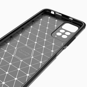 Etui Tech-Protect TPUCarbon Redmi Note 11 Pro LTE/5G černé