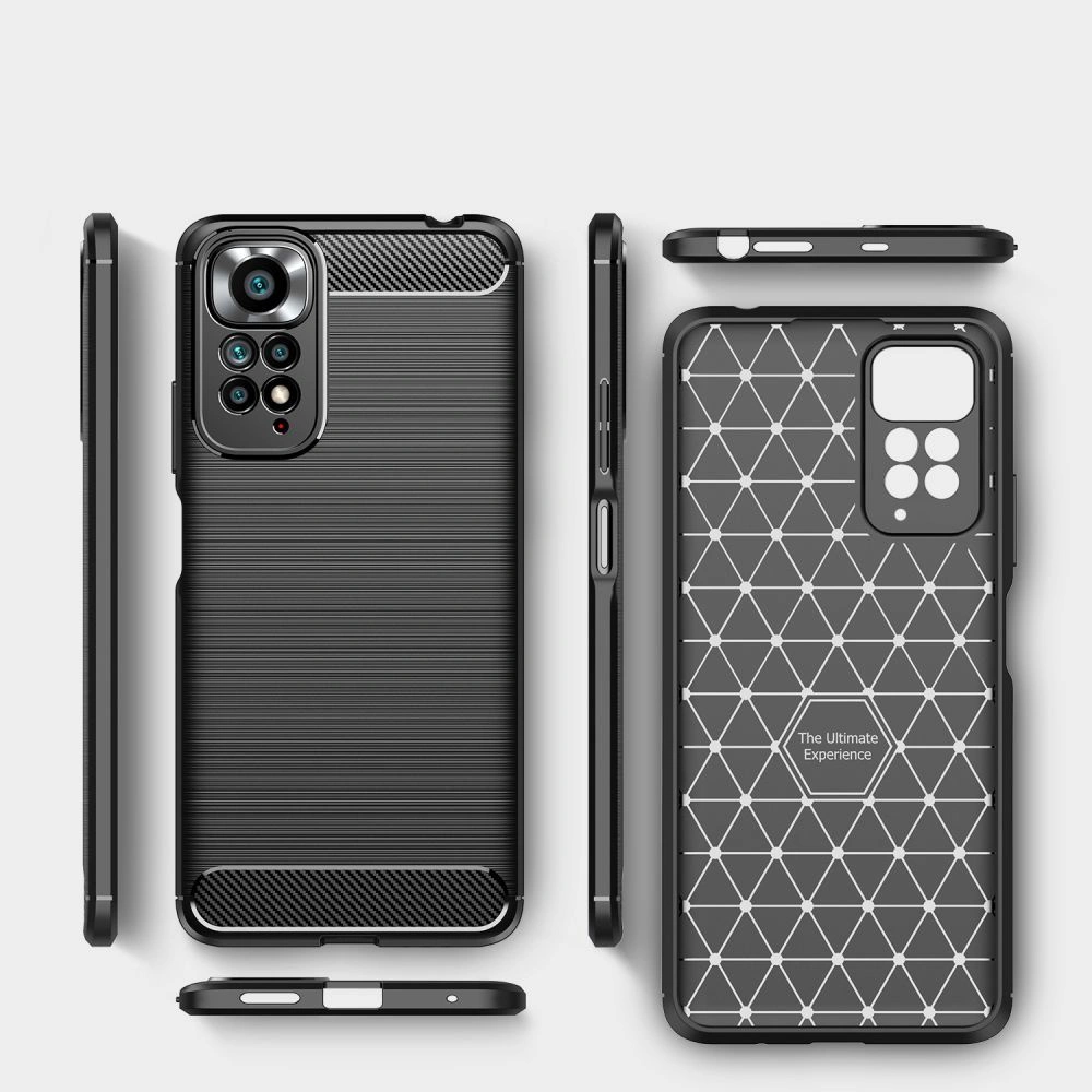 Hurtownia GSM - Etui Tech-Protect TPUCarbon Redmi Note 11 Pro LTE/5G černé - THP873BLK - {ean13} - Hurt