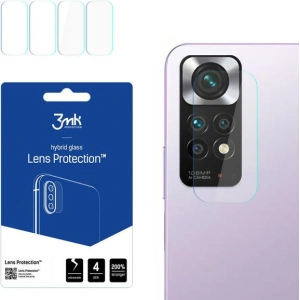 Hurtownia GSM - Szkło hybrydowe na obiektyw aparatu 3MK Lens Protection Redmi Note 11S [4 PACK] - 3MK2618 - {ean13} - Hurt