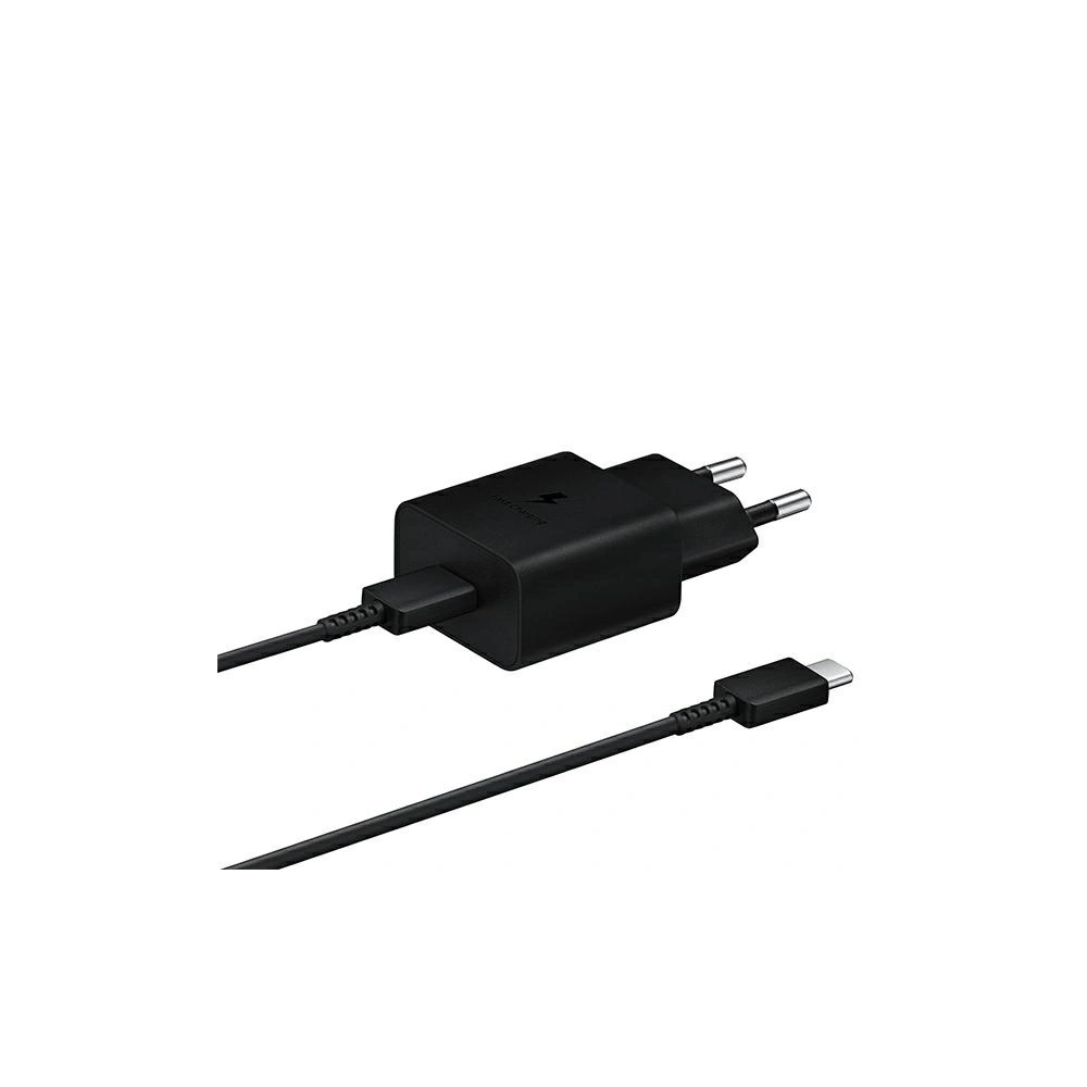 Hurtownia GSM - Ładowarka sieciowa Samsung EP-T1510XB 15W Fast Charge + kabel USB-C czarny/black - SMG633BLK - {ean13} - Hurt
