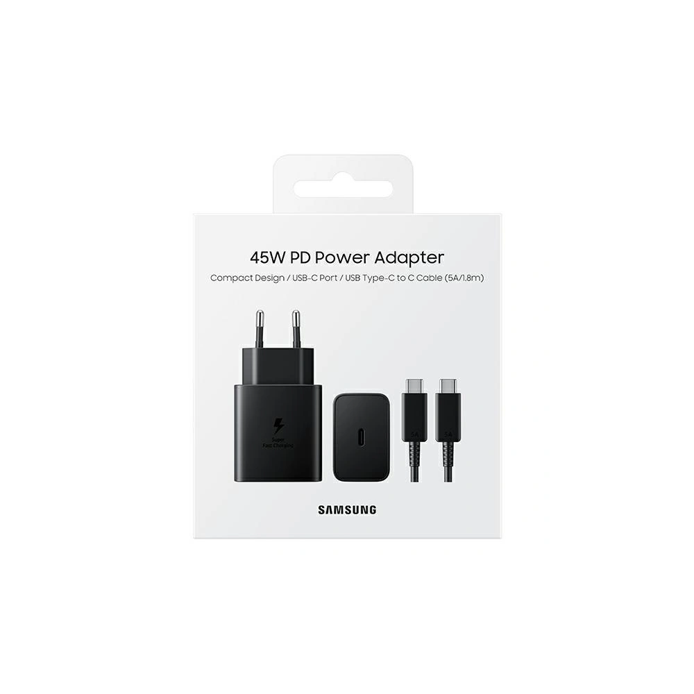Hurtownia GSM - Nabíječka Samsung EP-T4510XB PD 45W Super Fast Charge černá/black - SMG634BLK - {ean13} - Hurt
