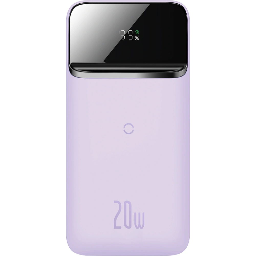 Hurtownia GSM - Powerbank Baseus Magnetic 10000mAh 20W + kabel USB-C, Lightning (Fioletowy) - BSU3114PRP - {ean13} - Hurt