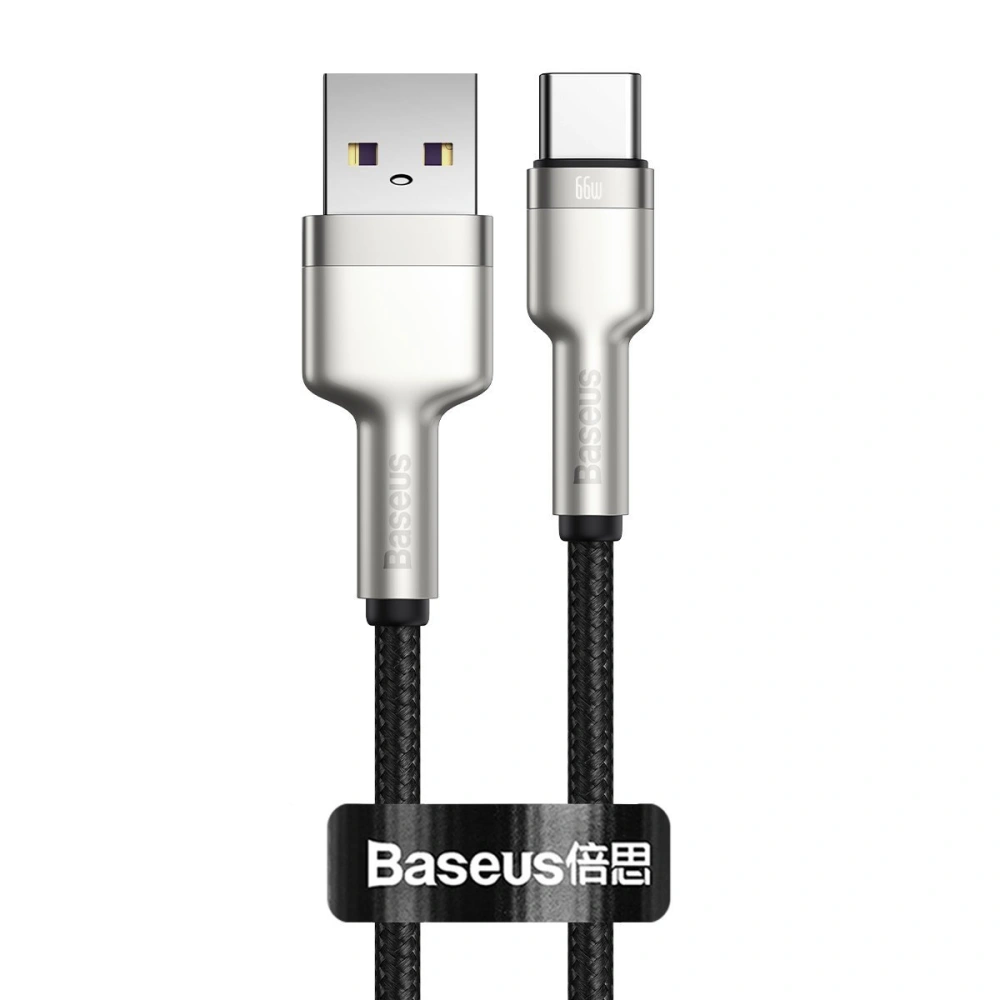 Hurtownia GSM - Kabel USB do USB-C Baseus Cafule, 66W, 0.25m (czarny) - BSU3117BLK - {ean13} - Hurt