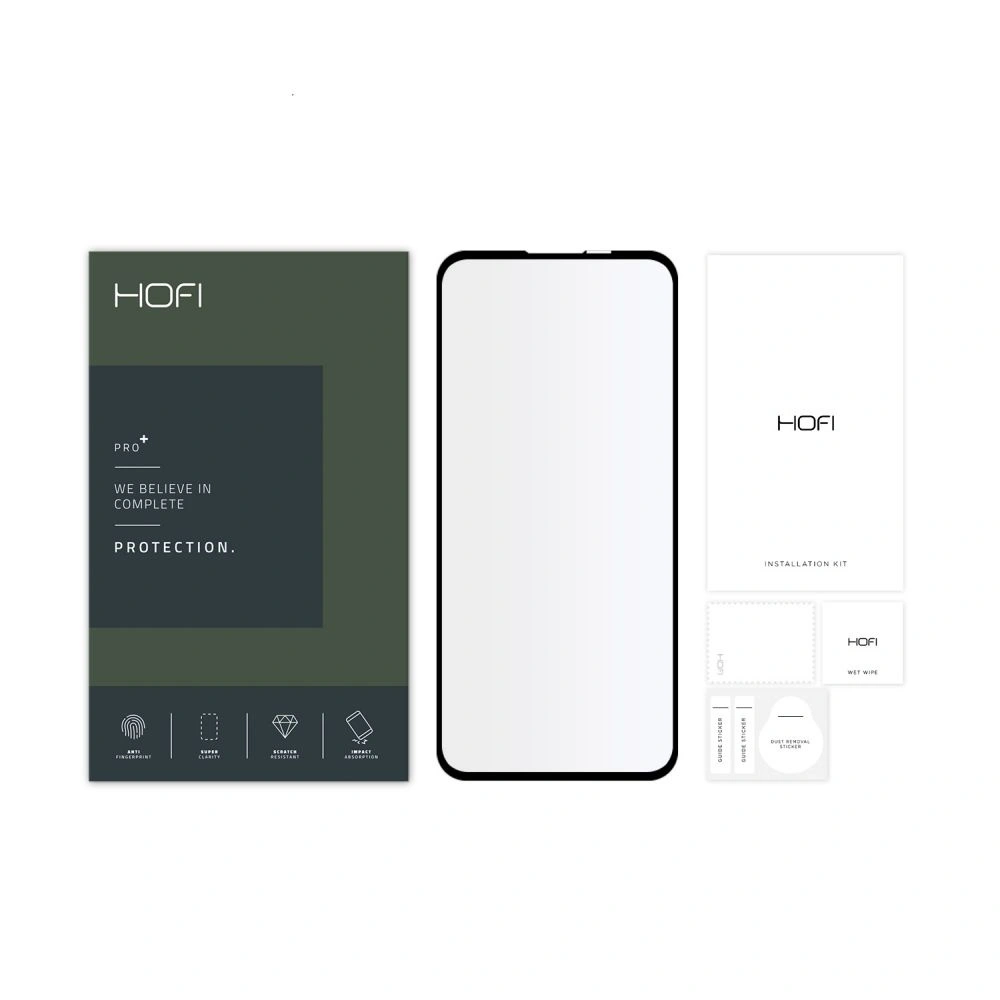 Wholesale Hofi Glass Pro+ Realme 9i Black - HOFI194BLK - {ean13} - Hurt