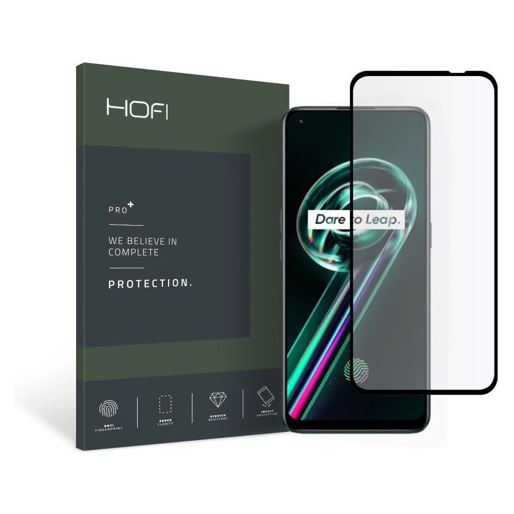 Hurtownia GSM - Tvrdé sklo Hofi Glass Pro+ Realme 9 LTE/9 Pro+ Plus 5G Černé - HOFI195BLK - {ean13} - Hurt