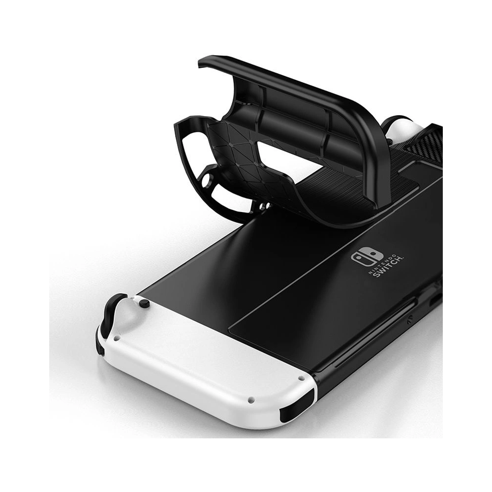 Hurtownia GSM - Etui Tech-Protect TPUCarbon Nintendo Switch Oled Black - THP875BLK - {ean13} - Hurt