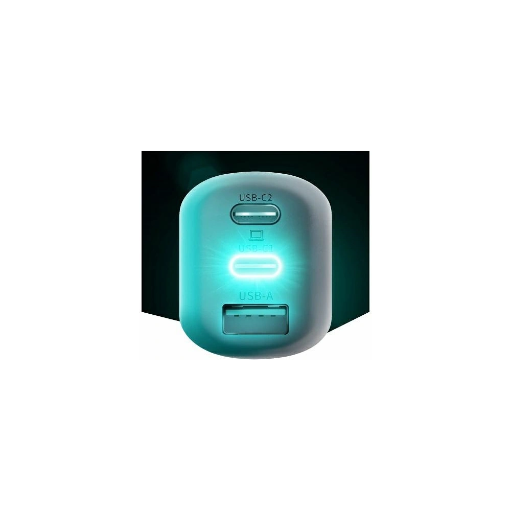 Hurtownia GSM - Ładowarka sieciowa 3MK HyperCharger 65W 2xUSB-C + USB-A GaN PD 3.0 QC 4.0 biała - 3MK2621 - {ean13} - Hurt