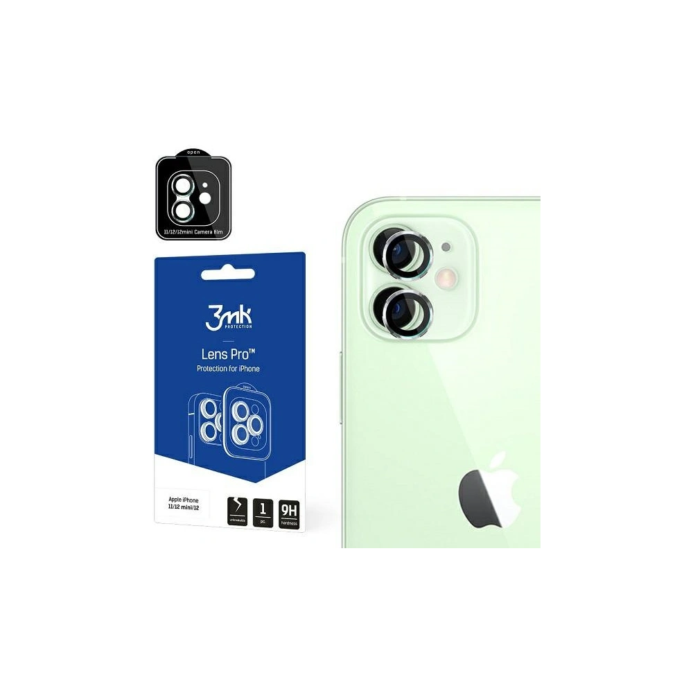 Hurtownia GSM - Hybridní sklo na objektiv fotoaparátu 3MK Lens Protection Pro Apple iPhone iPhone 11/12/12 mini - 3MK2625 - {ean13} - Hurt