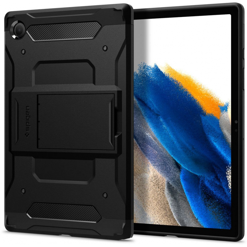 Spigen Distributor - 8809811857108 - SPN2149BLK - Spigen Tough Armor Pro Samsung Galaxy Tab A8 10.5 Black - B2B homescreen