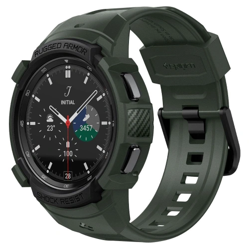 Pasek Spigen Rugged Armor Pro Samsung Galaxy Watch 4 Classic 46mm Military Green