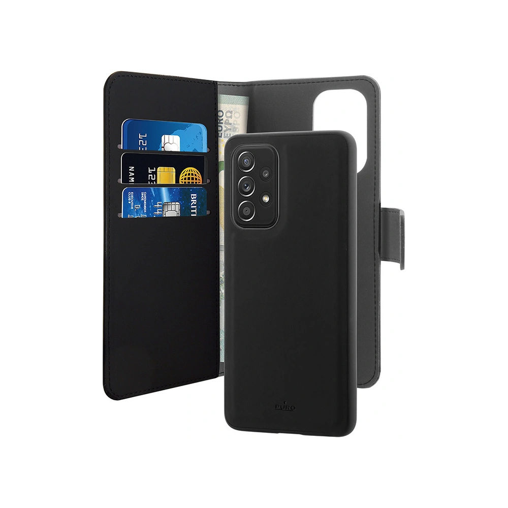 Hurtownia GSM - Etui PURO Wallet Detachable 2w1 Samsung Galaxy A53 (černý) - PUR547BLK - {ean13} - Hurt