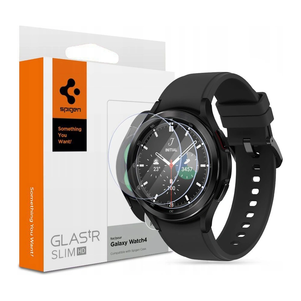 Hurtownia GSM - Szkło hartowane Spigen GLAS.tR Slim Samsung Galaxy Watch 4 Classic 46mm [3 PACK] - SPN2153 - {ean13} - Hurt