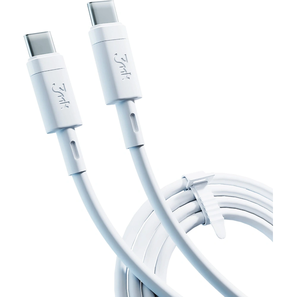 Hurtownia GSM - Kabel 3MK HyperSilicone USB-C - USB-C 60W 3A 1m bílý - 3MK2622 - {ean13} - Hurt