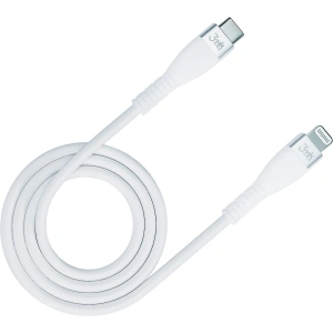 Kabel 3MK HyperSilicone USB-C - Lightning MFI 20W 3A 1m biały