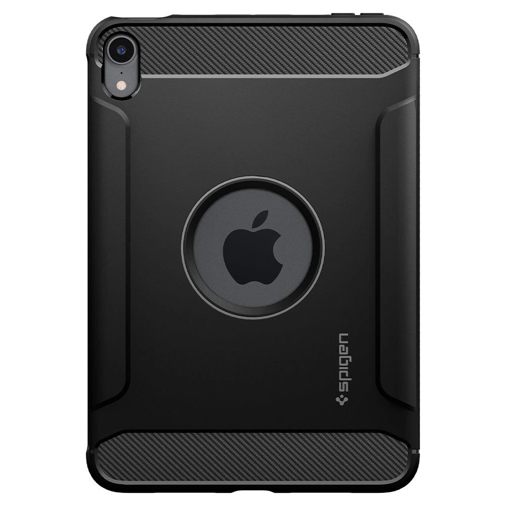 Hurtownia GSM - Etui Spigen Rugged Armor Apple iPad mini 2021 (6. generáció) / iPad mini 8.3" 2024 7gen Matt Fekete - SPN2155BLK - {ean13} - Hurt