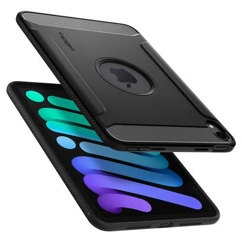 Etui Spigen Rugged Armor Apple iPad mini 2021 (6. generacji) / iPad mini 8.3" 2024 (7. generacji) Matte Black