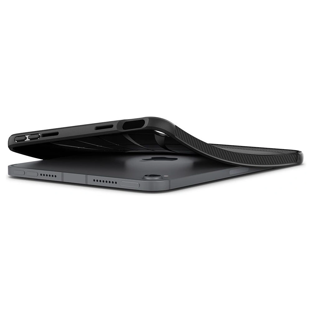 Hurtownia GSM - Etui Spigen Rugged Armor Apple iPad mini 2021 (6. generáció) / iPad mini 8.3" 2024 7gen Matt Fekete - SPN2155BLK - {ean13} - Hurt