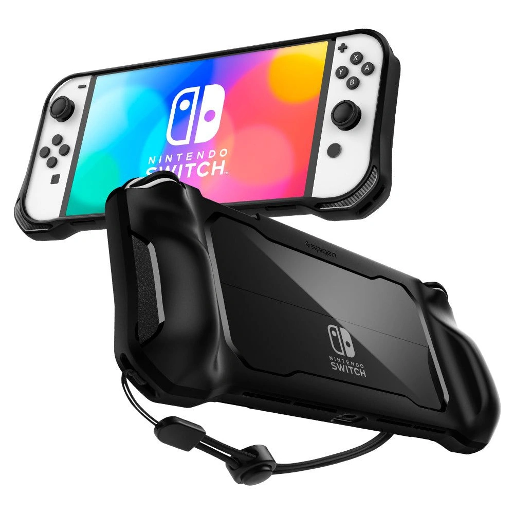 Hurtownia GSM - Etui Spigen Rugged Armor Nintendo Switch Oled Matná Černá - SPN2156BLK - {ean13} - Hurt