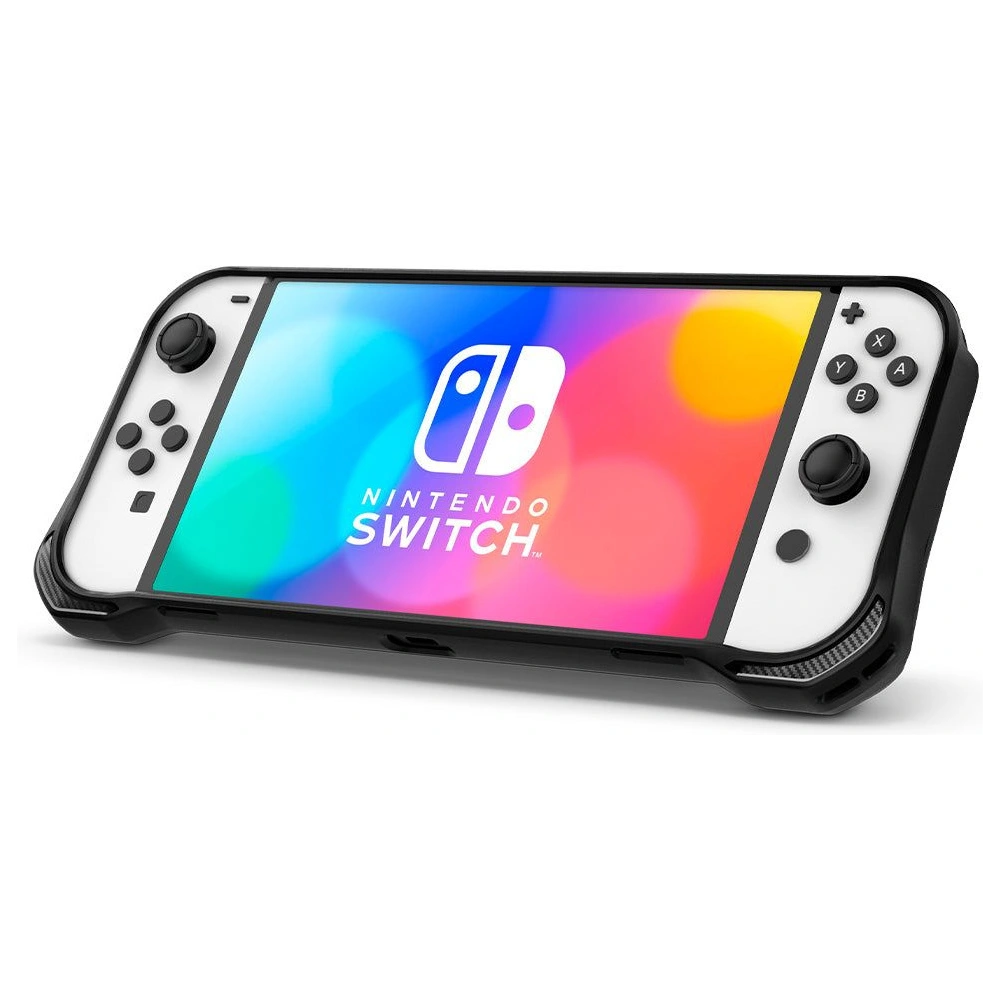Hurtownia GSM - Etui Spigen Rugged Armor Nintendo Switch Oled Matná Černá - SPN2156BLK - {ean13} - Hurt