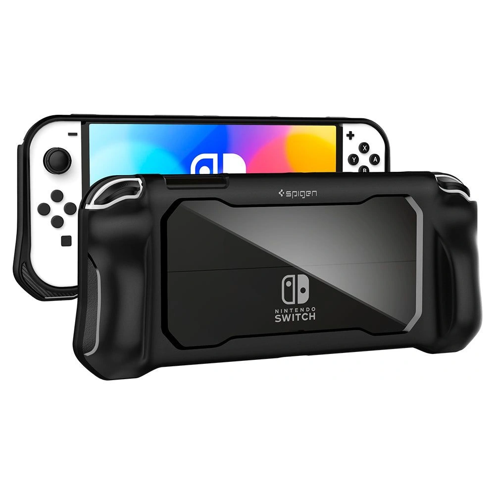 Hurtownia GSM - Etui Spigen Rugged Armor Nintendo Switch Oled Matná Černá - SPN2156BLK - {ean13} - Hurt