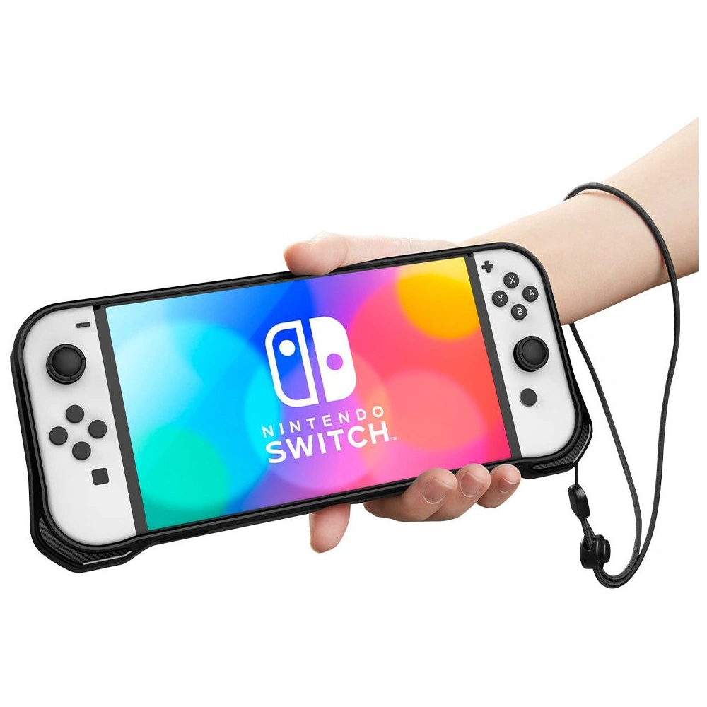 Hurtownia GSM - Etui Spigen Rugged Armor Nintendo Switch Oled Matná Černá - SPN2156BLK - {ean13} - Hurt