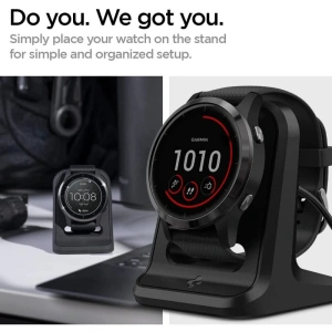 Hurtownia GSM - Uchwyt do zegarka Spigen S390 Garmin Watch Stand Black - SPN2162BLK - {ean13} - Hurt