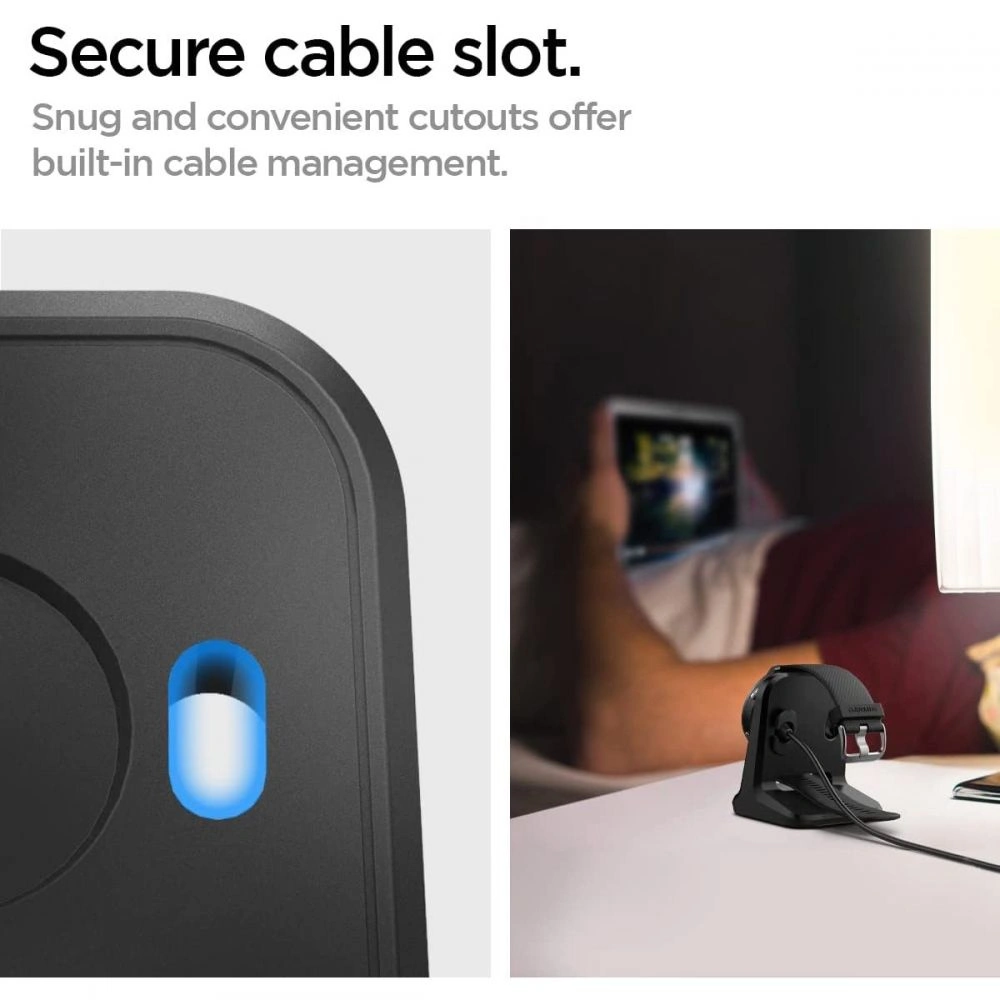 Wholesale Watch holder Spigen S390 Garmin Watch Stand Black - SPN2162BLK - {ean13} - Hurt