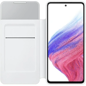 Hurtownia GSM - Etui Samsung Galaxy A53 5G EF-EA536PW biały/white S View Wallet Cover - SMG636WHT - {ean13} - Hurt
